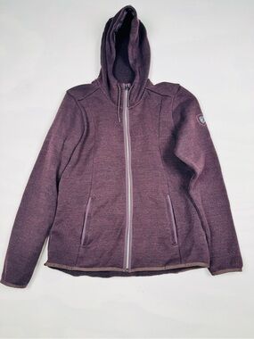 Kuhl Ascendyr Fleece Full Zip Hoodie Purple Women’s M